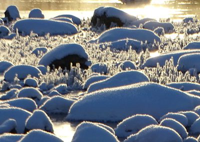 Lappland Ruhe Abenteuer Cabins Urige Blockhütten zum Entspannen Winter